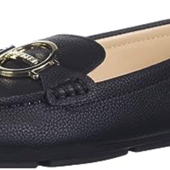 Women's Leather Loafers Slip-On Flats Padded Insole Casual Designer - Picture 2 of 8